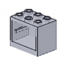 Part 4532 Light Bluish Gray Container, Cupboard 2 x 3 x 2 